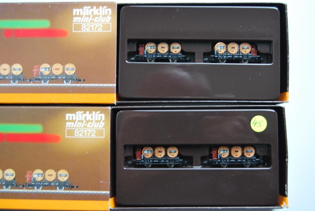 coffrets wagons à barils Marklin 82172 Echelle Z Miniclub, Enlèvement ou Envoi, Comme neuf, Wagon