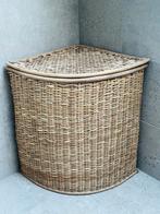 panier à linge d'angle en osier, Maison & Meubles, Enlèvement, Utilisé, Osier, Panier
