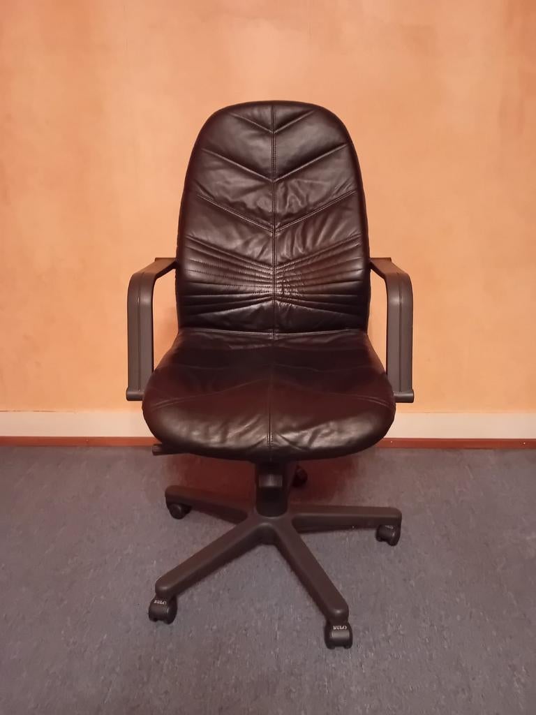 Fauteuil de bureau en cuir BULO, Maison & Meubles, Enlèvement, Chaise de bureau