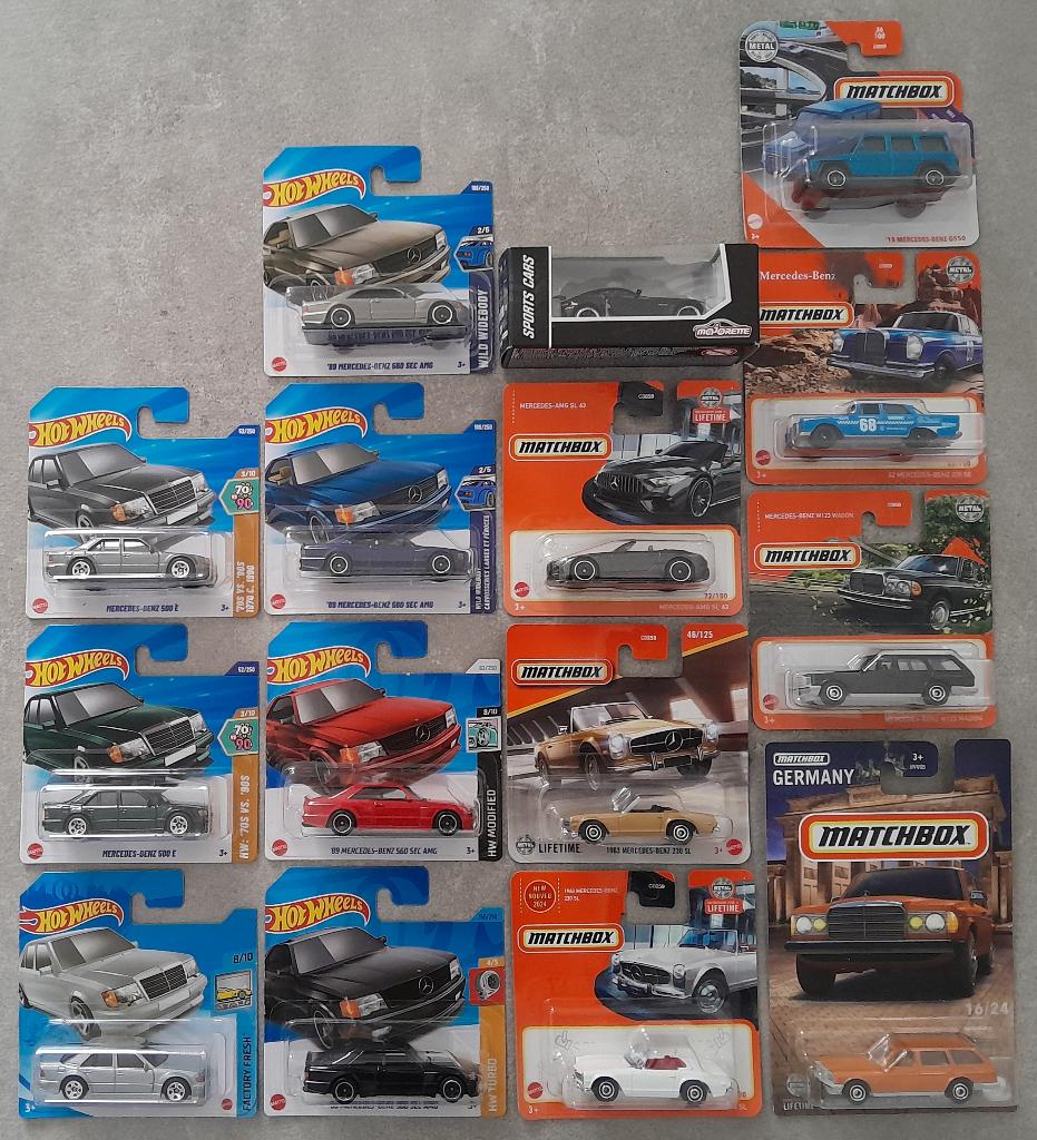 Mercedes - Hot Wheels, Matchbox en Majorette, Kinderen en Baby's, Speelgoed |Speelgoedvoertuigen, Ophalen of Verzenden, Nieuw