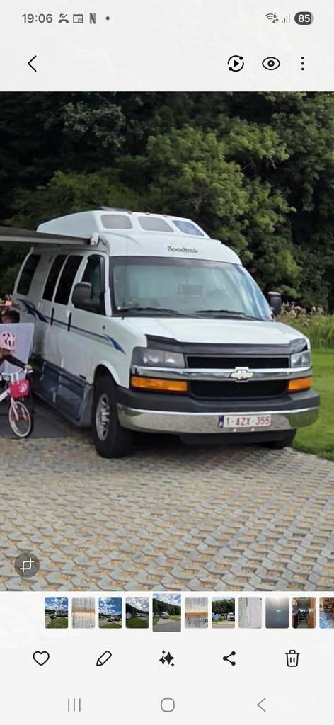 Exclusieve chevrolet express roadtrek 190 amerikaanse camper, Caravans en Kamperen, Mobilhomes, Particulier, Chevrolet, Ophalen