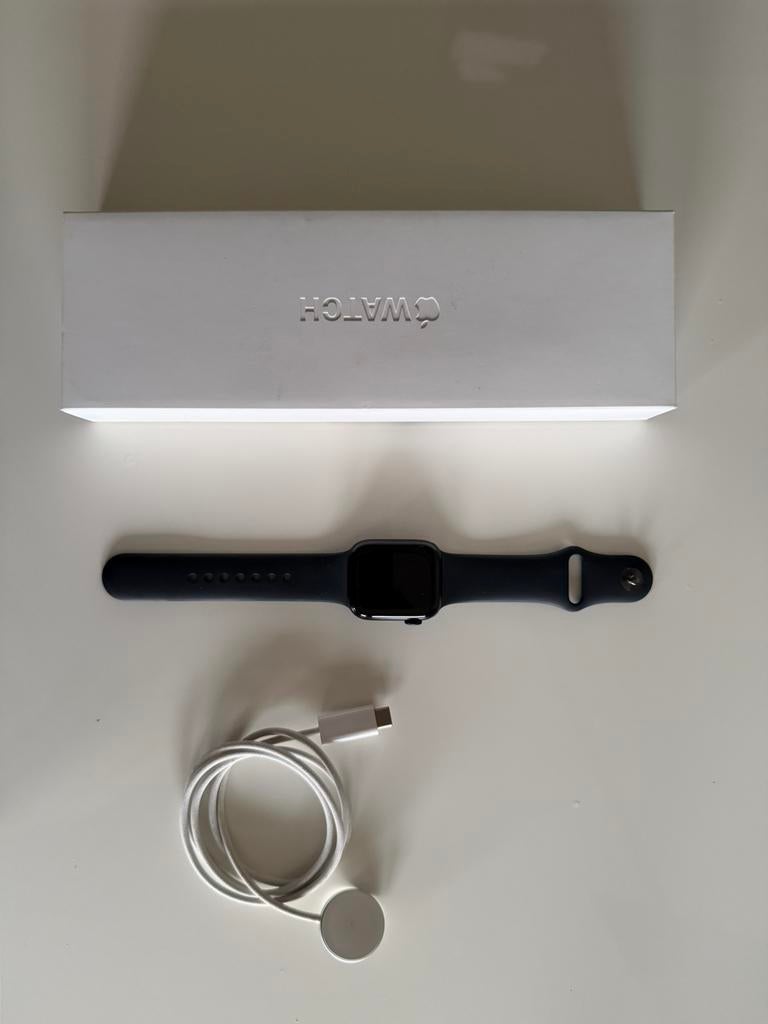 Apple Watch Series 9 41mm GPS, Handtassen en Accessoires, Smartwatches, Ophalen of Verzenden, GPS, Zo goed als nieuw