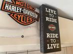 Harley-Davidson decoratie live to ride / ride to live, Motoren, Ophalen, Nieuw