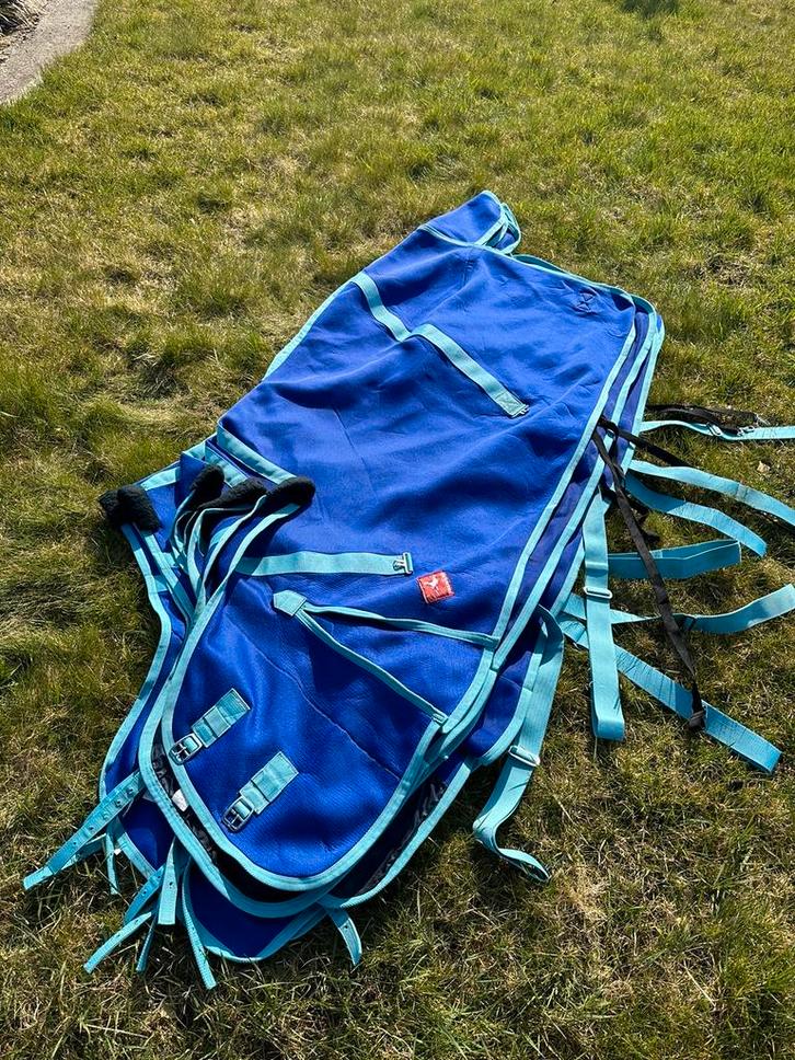 5 stuks paarden vliegen/zomerdekens van première, Dieren en Toebehoren, Paarden en Pony's | Dekens en Dekjes, Gebruikt, Deken