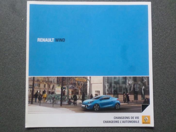 Renault Wind 03-2010 FRANS brochure, Boeken, Auto's | Folders en Tijdschriften, Renault, Ophalen of Verzenden