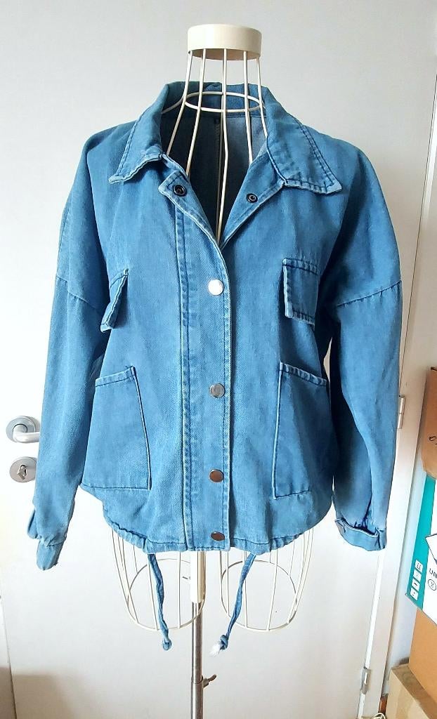 Blouson en jean Vintage y2k, taille L, Vêtements | Femmes, Vestes & Costumes, Enlèvement, Porté, Bleu, Costume ou Complet