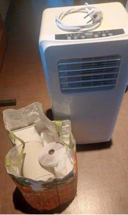 Airco fuave, Elektronische apparatuur, Ophalen, Zo goed als nieuw, Afstandsbediening