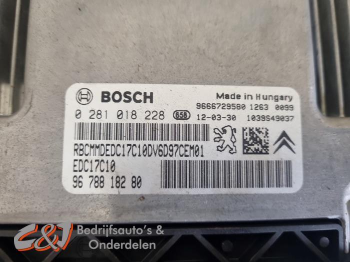 Ordinateur gestion moteur d'un Citroen Berlingo, -, 3 mois de garantie, Utilisé, -