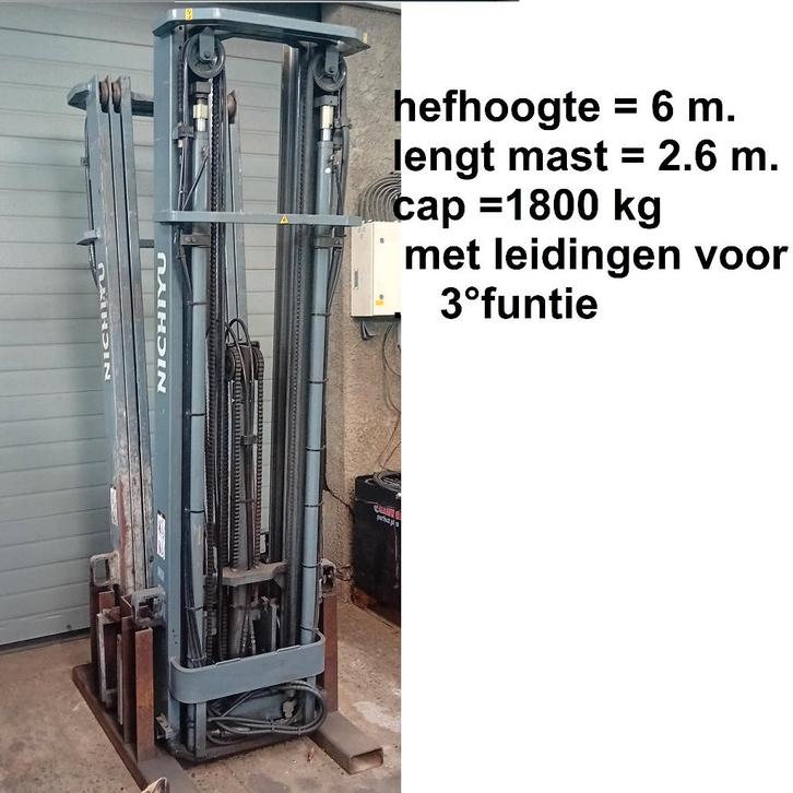 mâts et fourches  de levage (du chariot élévateur),, Bricolage & Construction, Bricolage & Rénovation Autre, Utilisé, Enlèvement