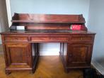 Engels mahoniehouten bureau met klep, Antiek en Kunst, Ophalen
