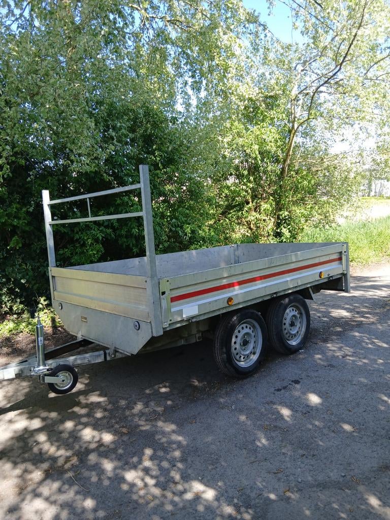 Aanhangwagen 750kg 2m60 x 1m55 in goede staat!!, Autos : Divers, Remorques, Comme neuf, Enlèvement