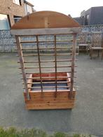 Plantenbak met klimrek aan, Ophalen, Binnen