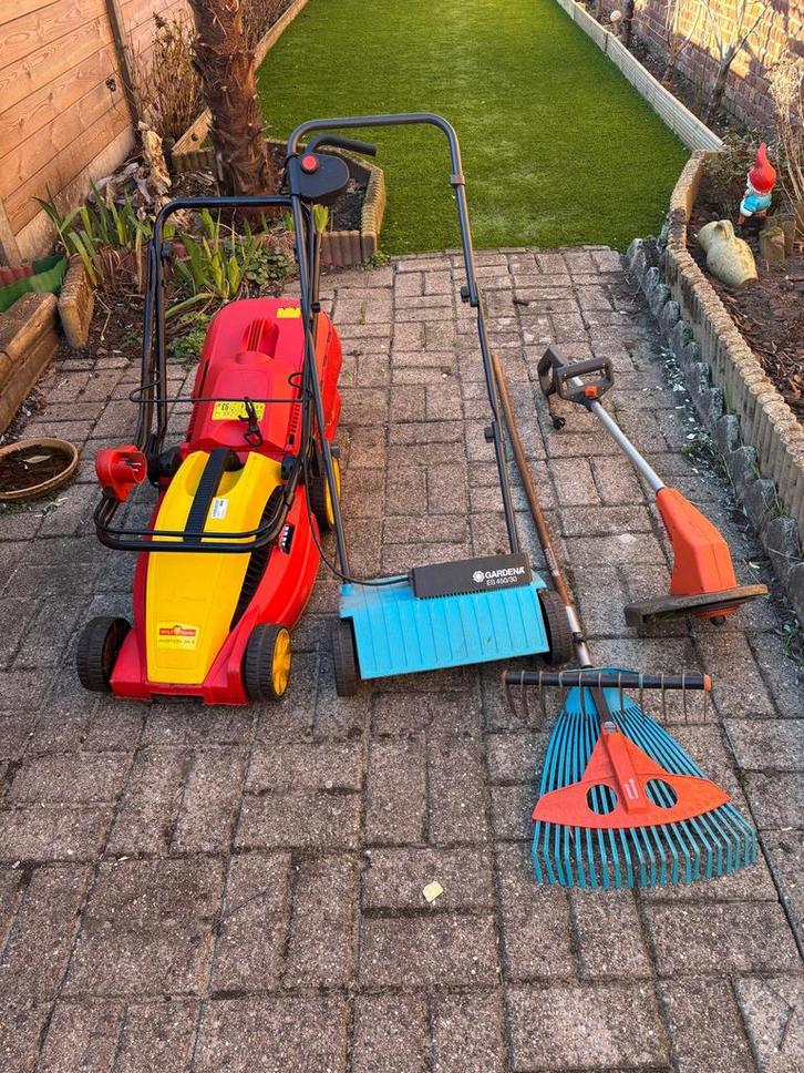 Tuinmateriaal, Tuin en Terras, Grasmaaiers, Gebruikt, Elektrische grasmaaier, Ophalen