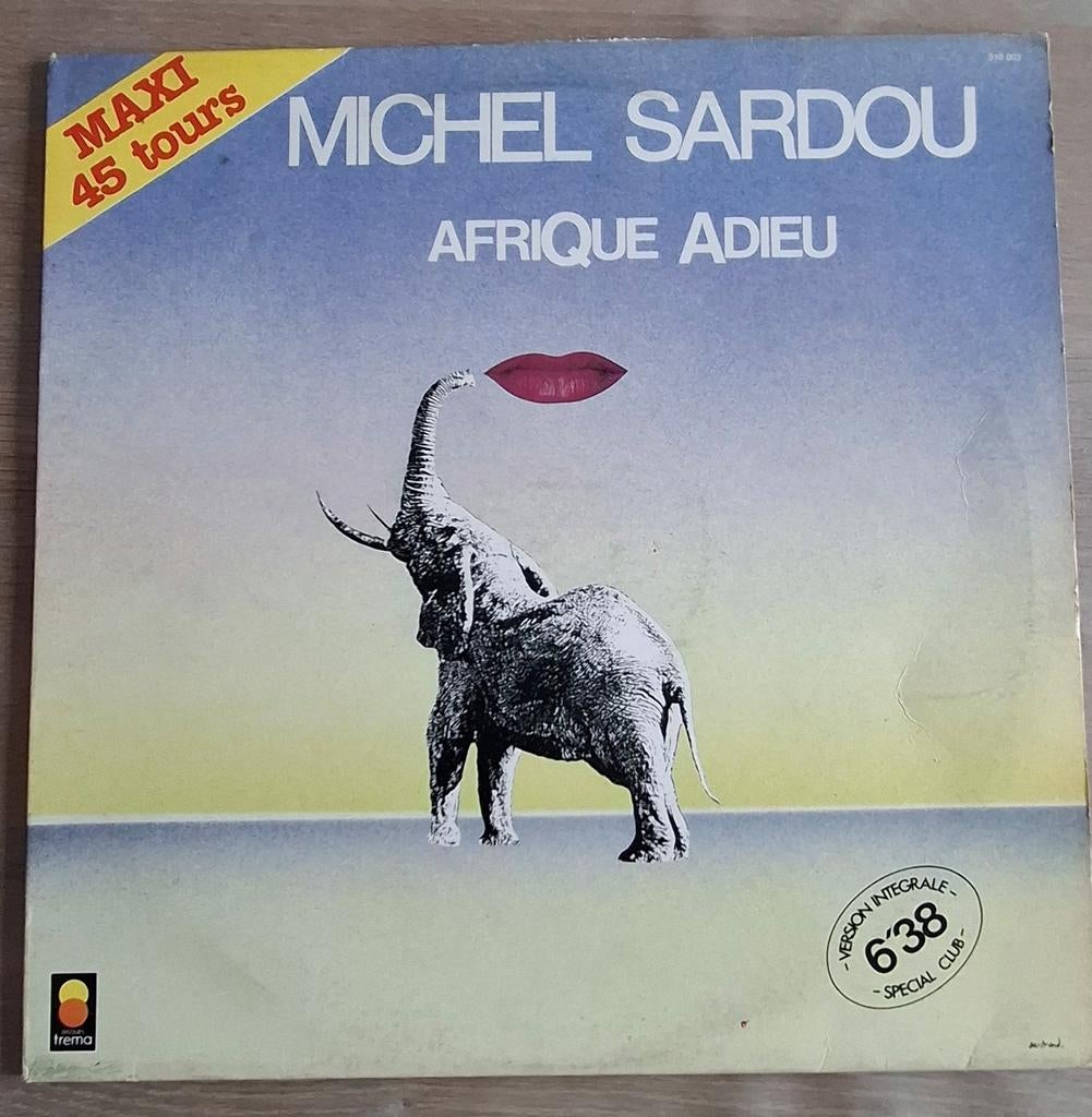 Maxi Michel Sardou, Ophalen of Verzenden, Gebruikt, 12 inch