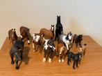 12 Schleich paarden, Verzamelen, Ophalen of Verzenden, Gebruikt, Paard, Beeldje of Figuurtje