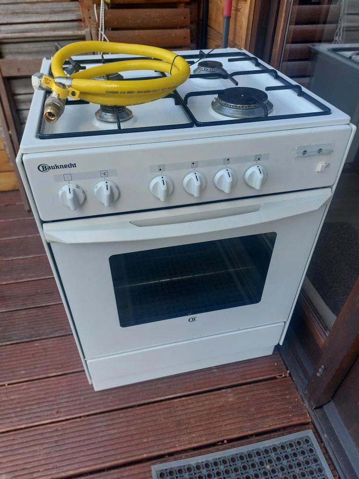 Cuisinière gpl + four éléctr petit prix, Electroménager, Cuisinières, Utilisé, Autoportant, 4 zones de cuisson, 85 à 90 cm, 45 à 60 cm