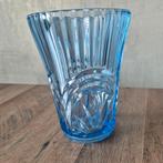 Blauwe glazen vaas – 20 cm hoog, Ophalen