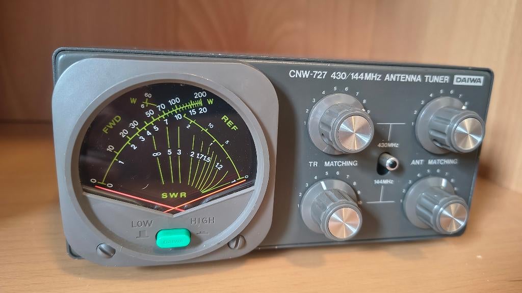Daiwa SWR POWER meter met Matcher VHF UHF zeldzaam.., Ophalen, Zo goed als nieuw, Zender en Ontvanger