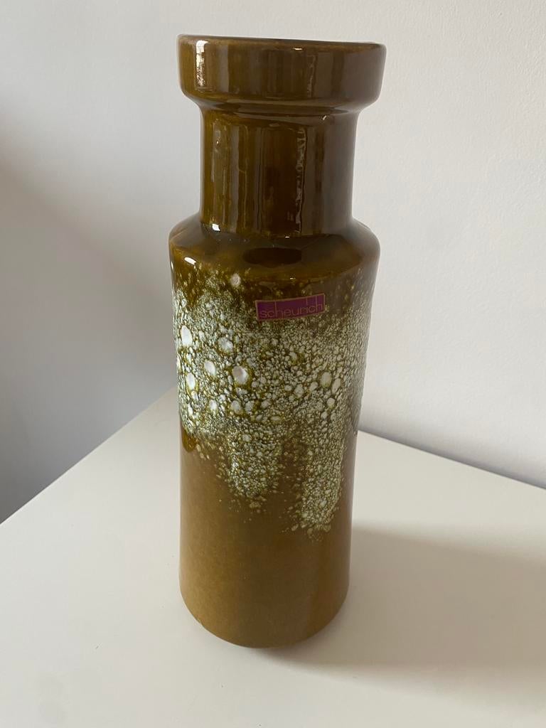 Vase vintage West Germany Scheurich, Enlèvement ou Envoi, Comme neuf