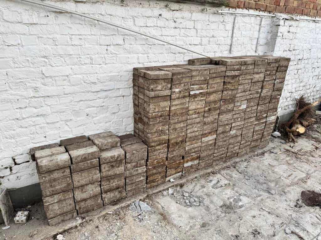 Gratis klinkers, Ophalen, Gebruikt, 10 m² of meer, Klinkers