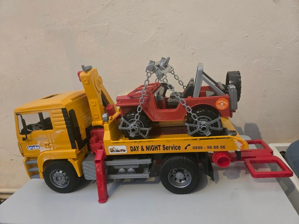 Camion Bruder 02750, Ophalen