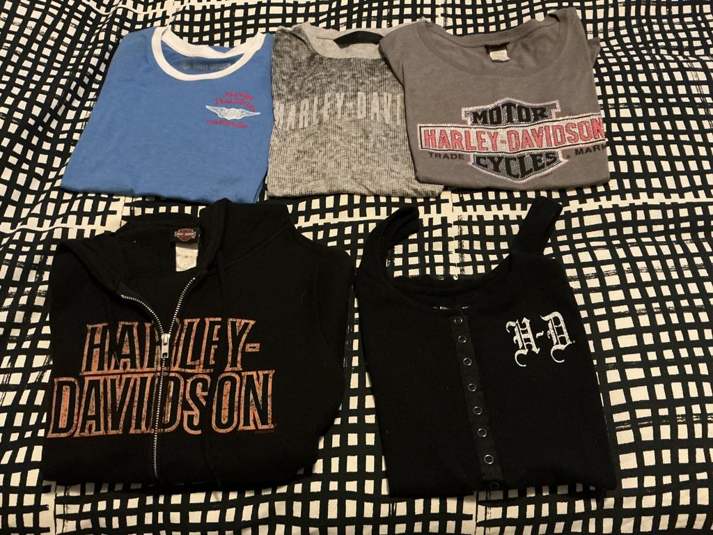 Harley Davidson tshirts en hoodie, Ophalen, Tweedehands, Dames