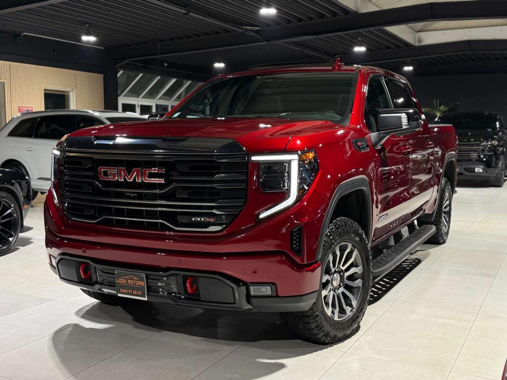 GMC Sierra AT4 6.2L V8 426cv LPG CAM360 DISTONIC HEAD-UP TVA, Auto's, GMC, Bedrijf, Te koop, 360° camera, 4x4, ABS, Adaptive Cruise Control