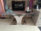 Table salon, Maison & Meubles, Neuf, Verre, Enlèvement, Moins de 50 cm