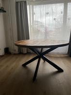 Eettafel mangohout, Huis en Inrichting, Tafels | Eettafels, Ophalen, Gebruikt, 100 tot 150 cm, Rond