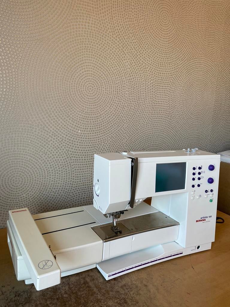 COMBINATIE NAAIMACHINE/BORDUURMACHINE BERNINA ARTISTA 180, Hobby en Vrije tijd, Naaimachines en Toebehoren, Gebruikt, Naaimachine