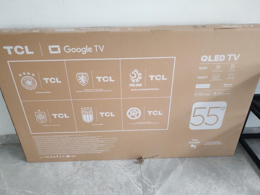 TCL 55T8C, TV, Hi-fi & Vidéo, Télévisions, QLED, 100 cm ou plus, Autres marques, Smart TV, Enlèvement