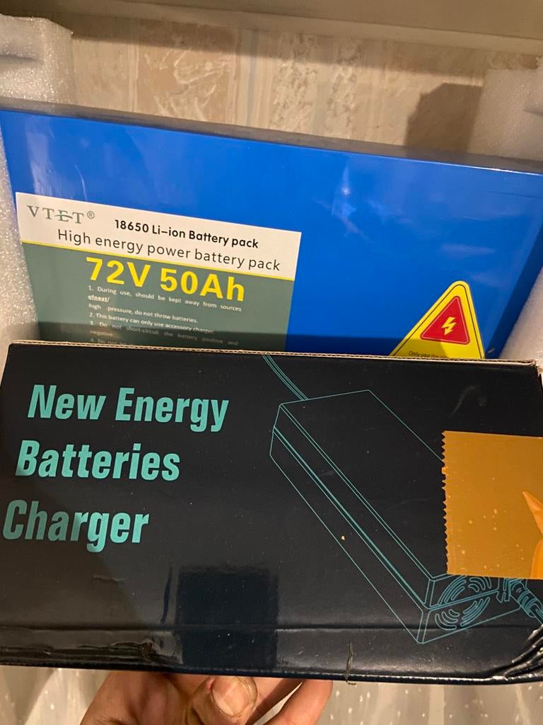 Batterie 72V 50Ah E-Bike, Ophalen of Verzenden, Nieuw, Overige merken