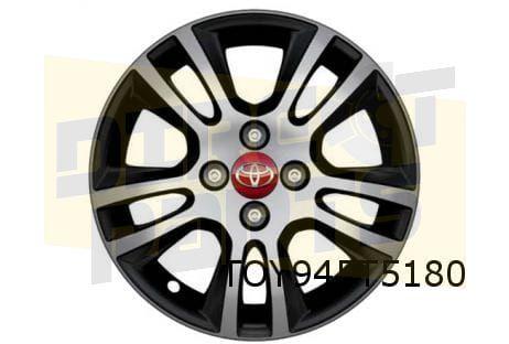 Toyota Aygo velg Aluminium 15'' dubbele 5-spaaks zwart / gep, Autos : Pièces & Accessoires, Pneus & Jantes, Neuf, -, Véhicule de tourisme