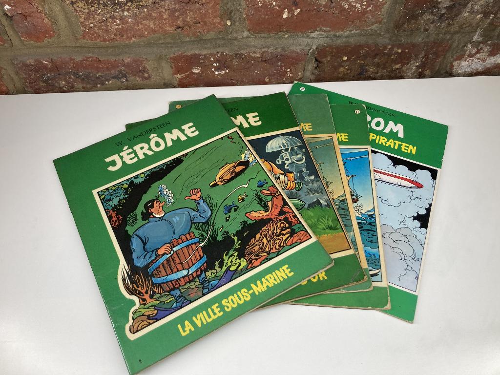 Lot BD Jérôme, Meerdere stripboeken, Ophalen of Verzenden, Gelezen, Willy Vandersteen