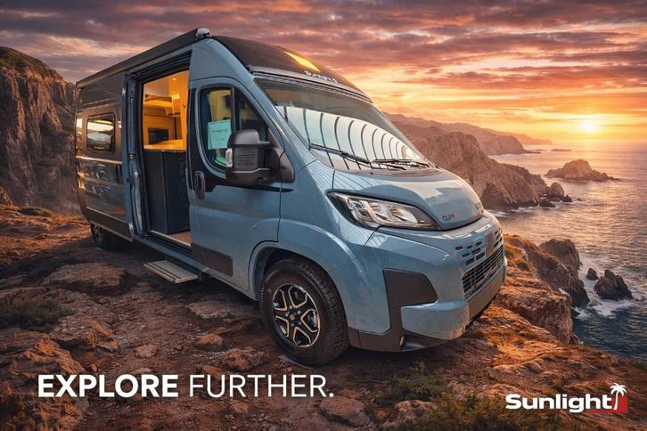 SUNLIGHT CLIFF X 600 : COMPACT, COOL ET PLEIN DE LIBERTÉ, Caravanes & Camping, Camping-cars, Entreprise, jusqu'à 3, Modèle Bus ou Fourgon aménagé