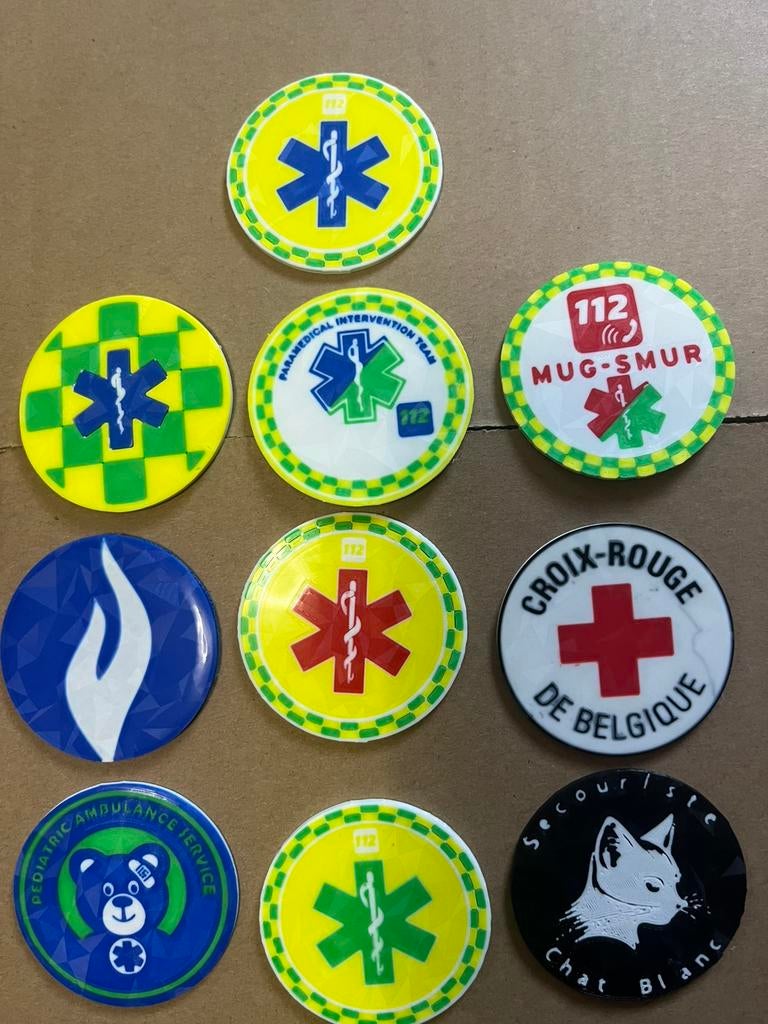 Pak van 10 pleisters met klittenband  medische diensten, Ophalen of Verzenden, Zo goed als nieuw