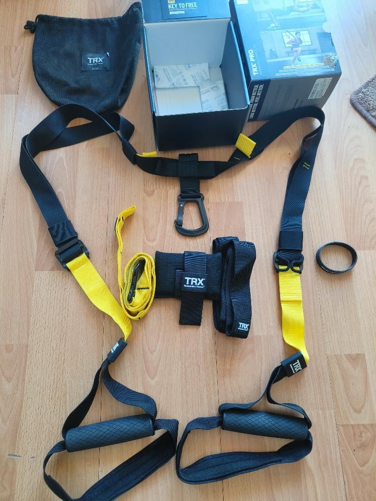 Sangles TRX Pro comme neuves officielles, Sport en Fitness, Fitnessmaterialen, Zo goed als nieuw, Overige typen, Armen, Benen