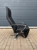Jori Brainbuilder relax zwart leder, medi, mono-move, Huis en Inrichting, Ophalen of Verzenden, Leolux durlet stressless conform hukla himolla natuzzi minotti