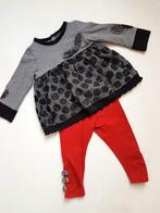 CATIMINI - Ensemble 2 pièces rouge/noir - T.18 mois/80 cm, Kinderen en Baby's, Babykleding | Maat 80, Catimini, Gebruikt, Meisje