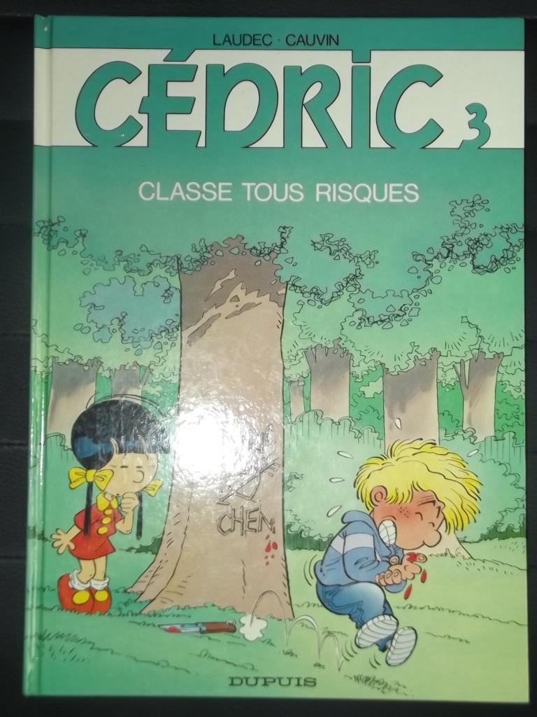 Cédric - 3. Classe tous risques /EO 1990, Eén stripboek, Ophalen of Verzenden, Zo goed als nieuw, Laudec & Cauvin