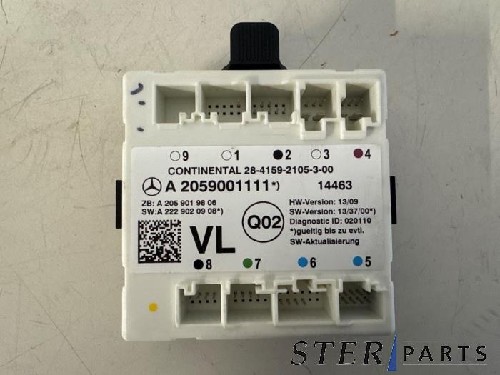 Centrale Deurvergrendelings Module van een Mercedes C-Klasse, Gebruikt, -, Ophalen of Verzenden, -