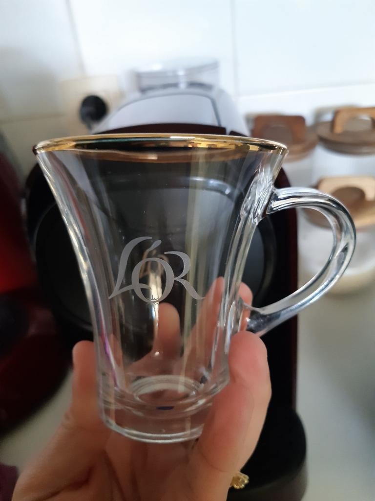 10 L'or koffie tassen 150ml, Maison & Meubles, Cuisine | Vaisselle, Enlèvement ou Envoi, Neuf, Verre ou Verres