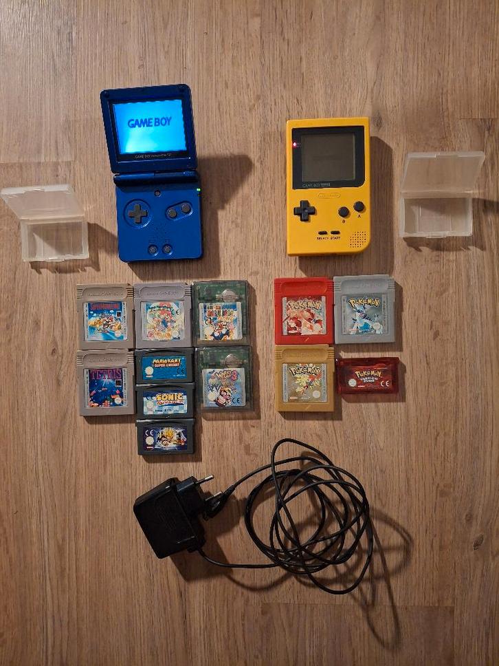 Nintendo 2-consoles + Pokémon-games en meer te koop, Games en Spelcomputers, Games | Nintendo Game Boy, Gebruikt, Overige genres