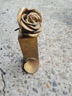 Sculpture d'une rose, Antiquités & Art, Antiquités | Bronze & Cuivre, Enlèvement ou Envoi