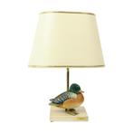 Artiflex Eend Lamp Design Messing Hars Travertin Malevolti, Huis en Inrichting, Artiflex, Ophalen of Verzenden, Minder dan 50 cm