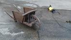 Houten kruiwagen te koop, Ophalen