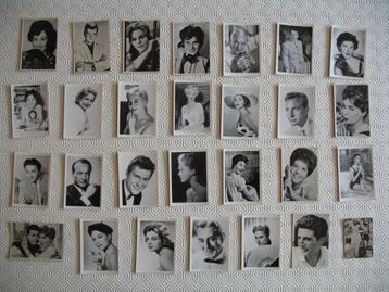 Filmsterfoto's en zangers, jaren 50 - 60 beschikbaar voor biedingen