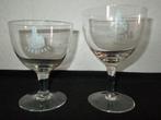 TRAPPISTE CARDINAL - 2 bierglazen - Het Anker - MECHELEN, Ophalen of Verzenden, Gebruikt, Glas of Glazen, Overige merken