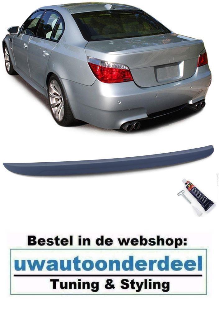Spoiler Achterklep Primer Voor Bmw 5 Serie E60, Auto diversen, Tuning en Styling, Verzenden