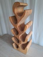 Wijnhouder, wijnrek in teak, zeer goede staat, Huis en Inrichting, Woonaccessoires | Wijnrekken, Ophalen